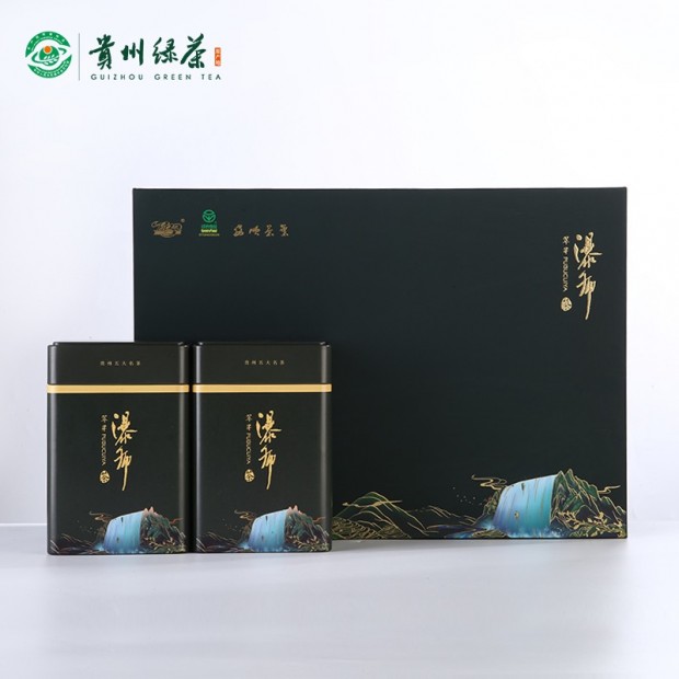 貴州綠茶 安順瀑布茶2021新茶 特級翠芽200克禮盒裝